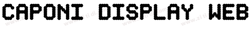 Caponi Display Web B字体转换 Caponi Display Web B字体转换